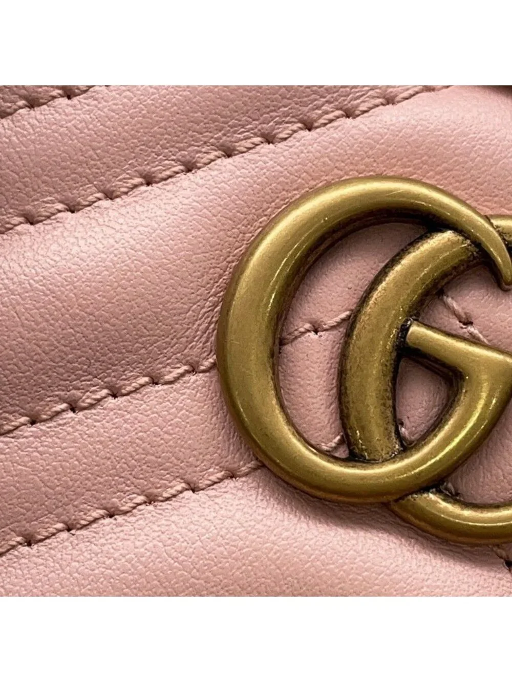 Gucci Coin Case Double Heart